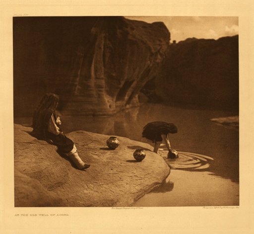 The Well at Acoma: photograph by Edward S. Curtis