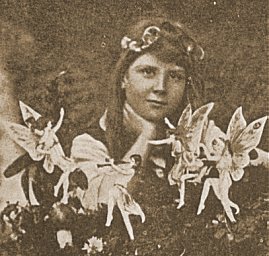 Cottingley Fairy Photograph, ca. 1917 (public domain image)